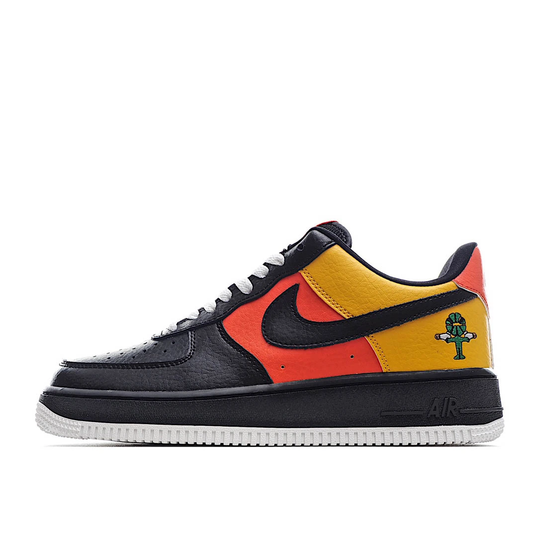 Nike Air Force 1 07 LV8 Luminous Low Top White Orange