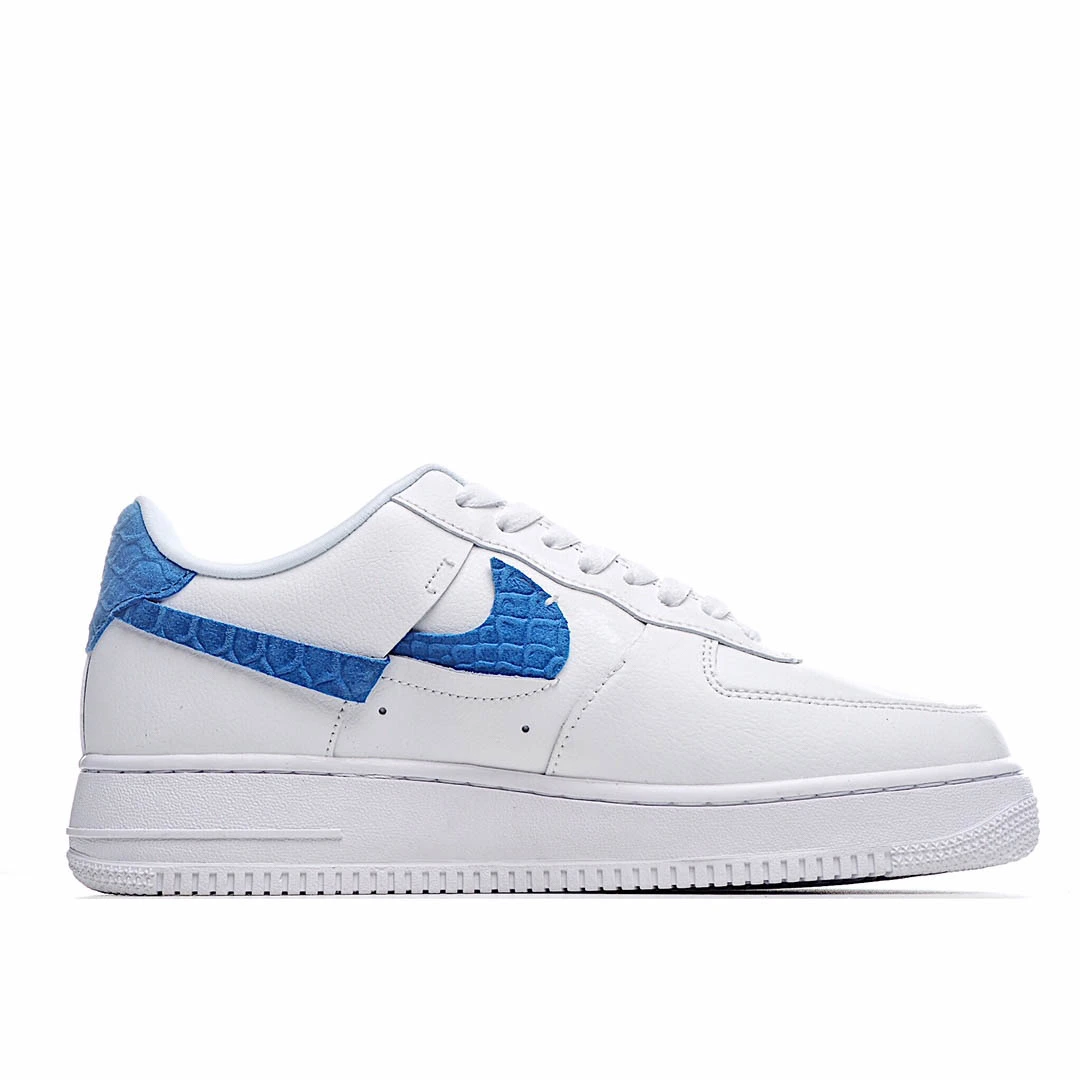 Nike Air Force 1 07 White Red Low Top 3M Reflective