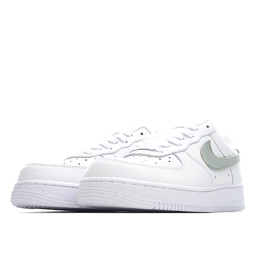 Nike Air Force 1 AF1 White and Red Sneakers