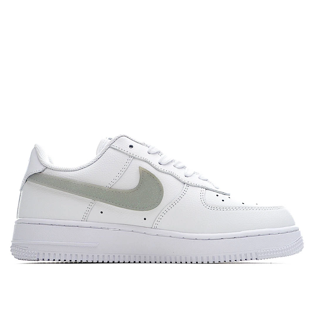 Nike Air Force 1 AF1 White and Red Sneakers