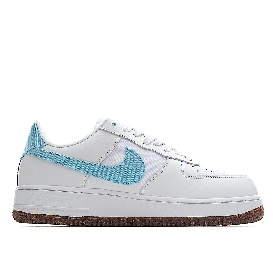 Nike Air Force 1 Grey Blue Low Top