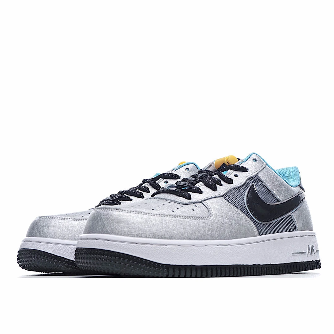 Nike Air Force 1 Low Grey-Green Drop Hook Low-Top Sneakers