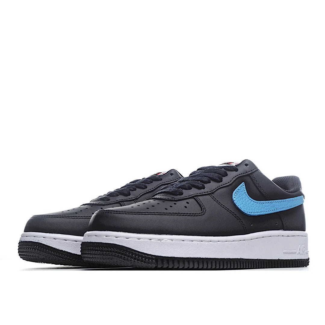 Nike Air Force 1 Low Low Top White Yellow Blue