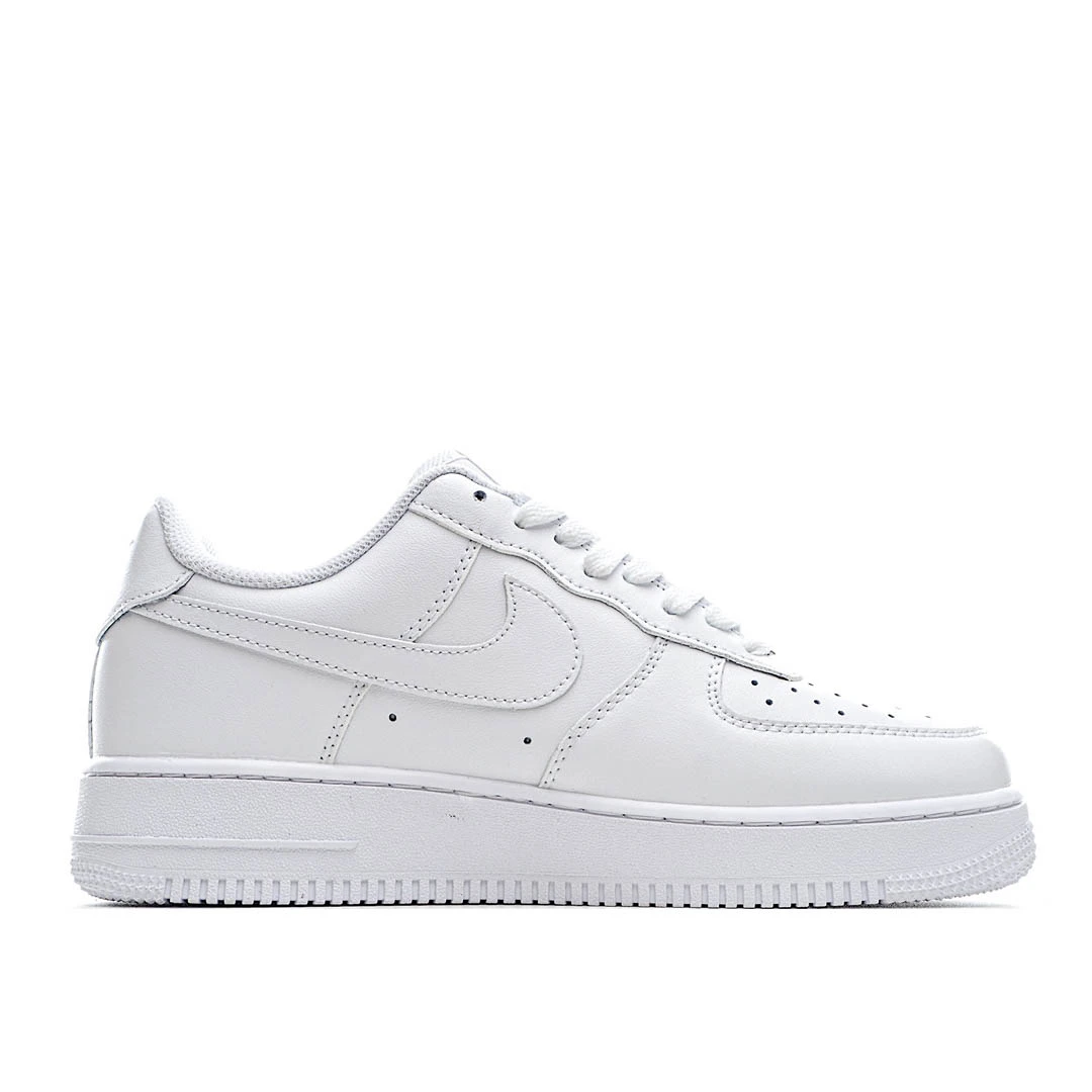 Nike Air Force 1 Low-Top Sneakers Black & White