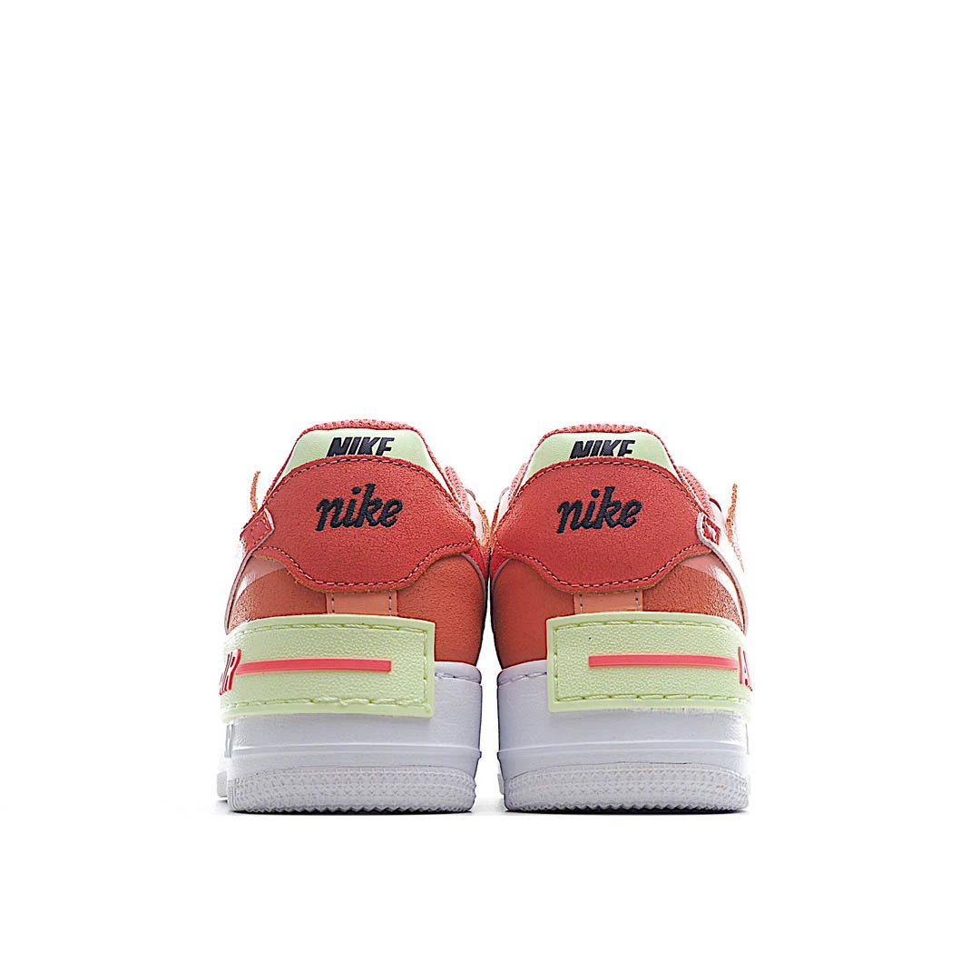 Nike Air Force 1 Low-Top Sneakers Off-White Orange Fog