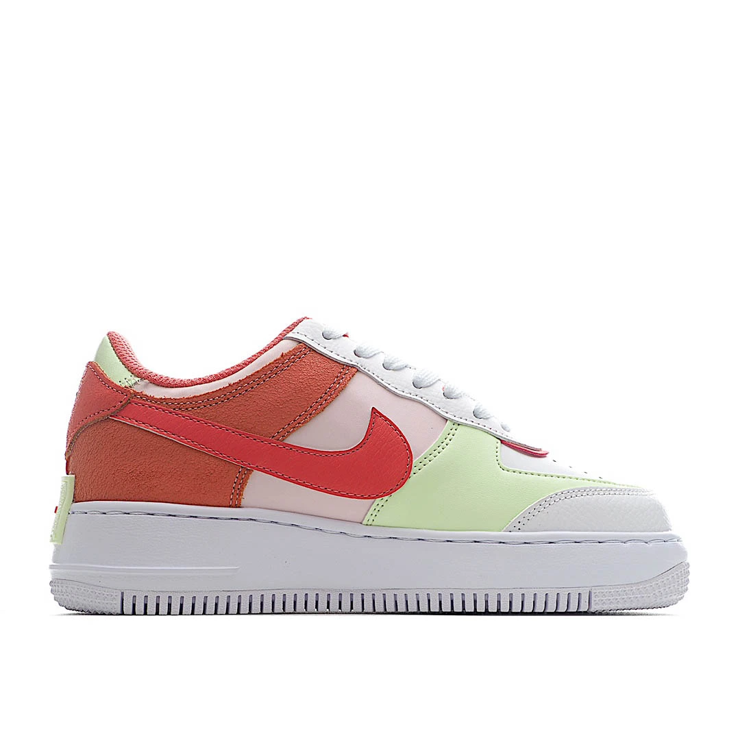 Nike Air Force 1 Low-Top Sneakers Off-White Orange Fog