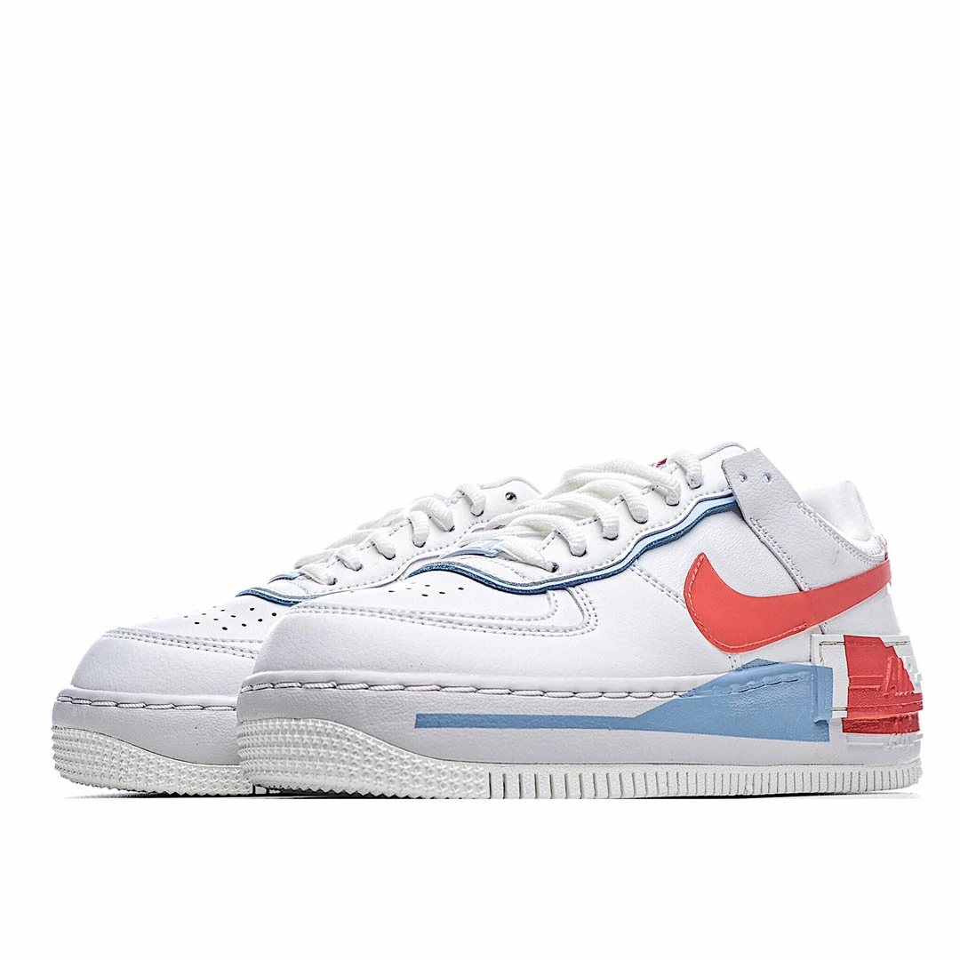 Nike Air Force 1 Low White and Blue Tick