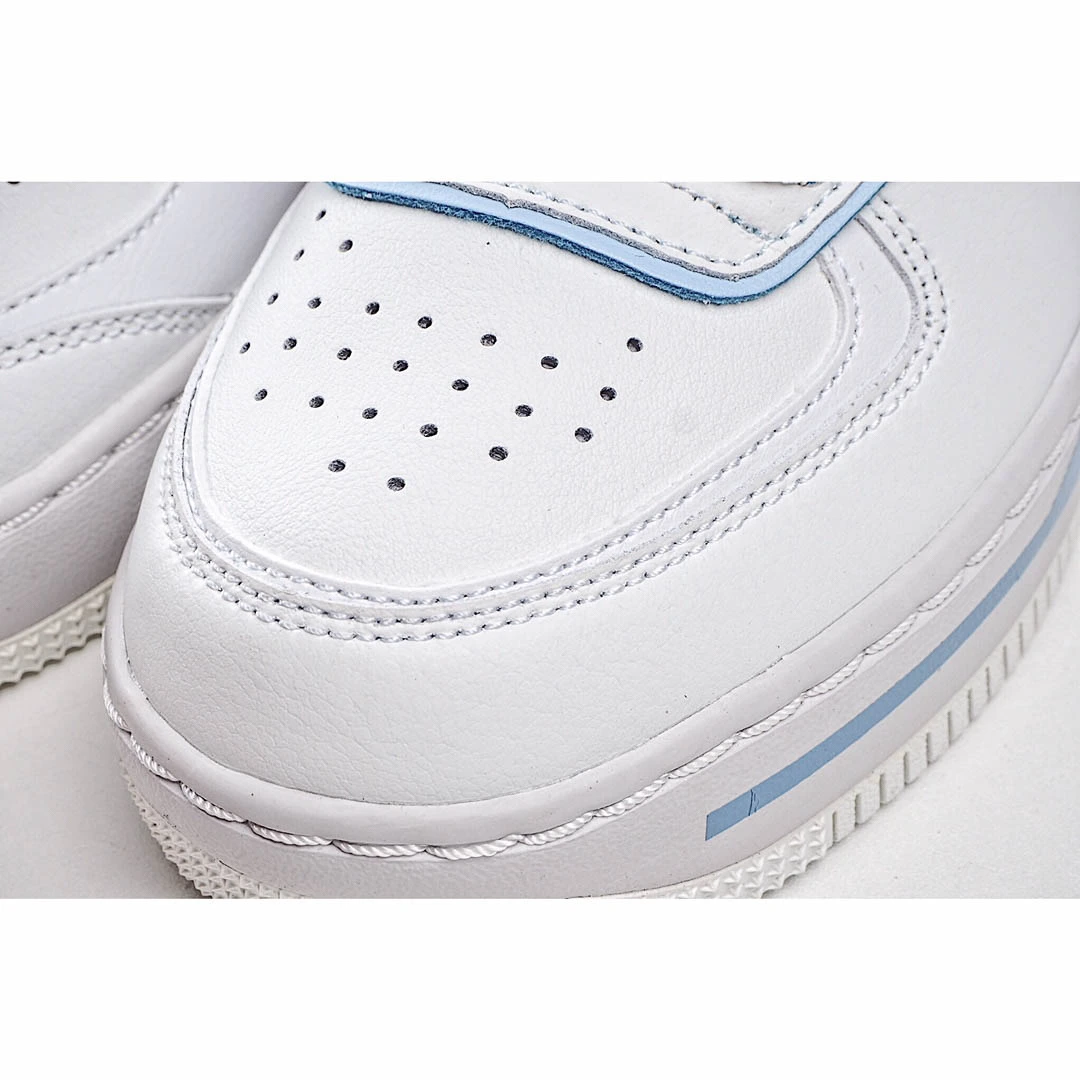 Nike Air Force 1 Low White and Blue Tick