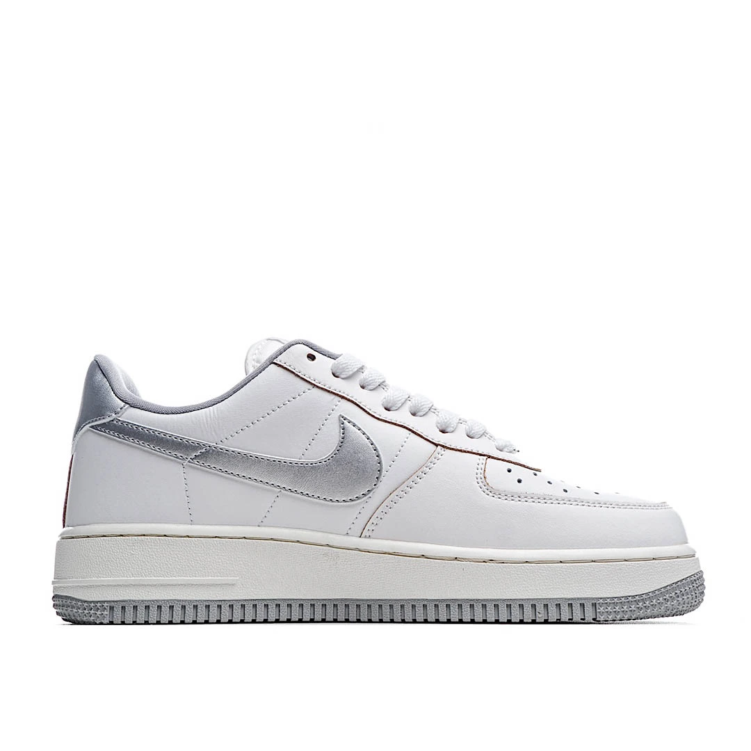 Nike Air Force 1 Low White Grey Black Low Top Sneakers