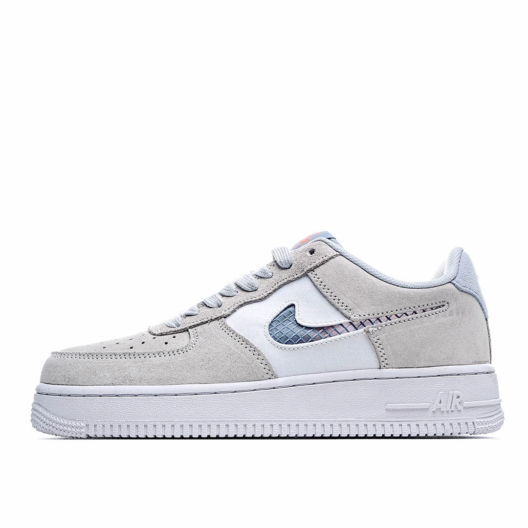 Nike Air Force 1 LV8 EMB White Grey Black