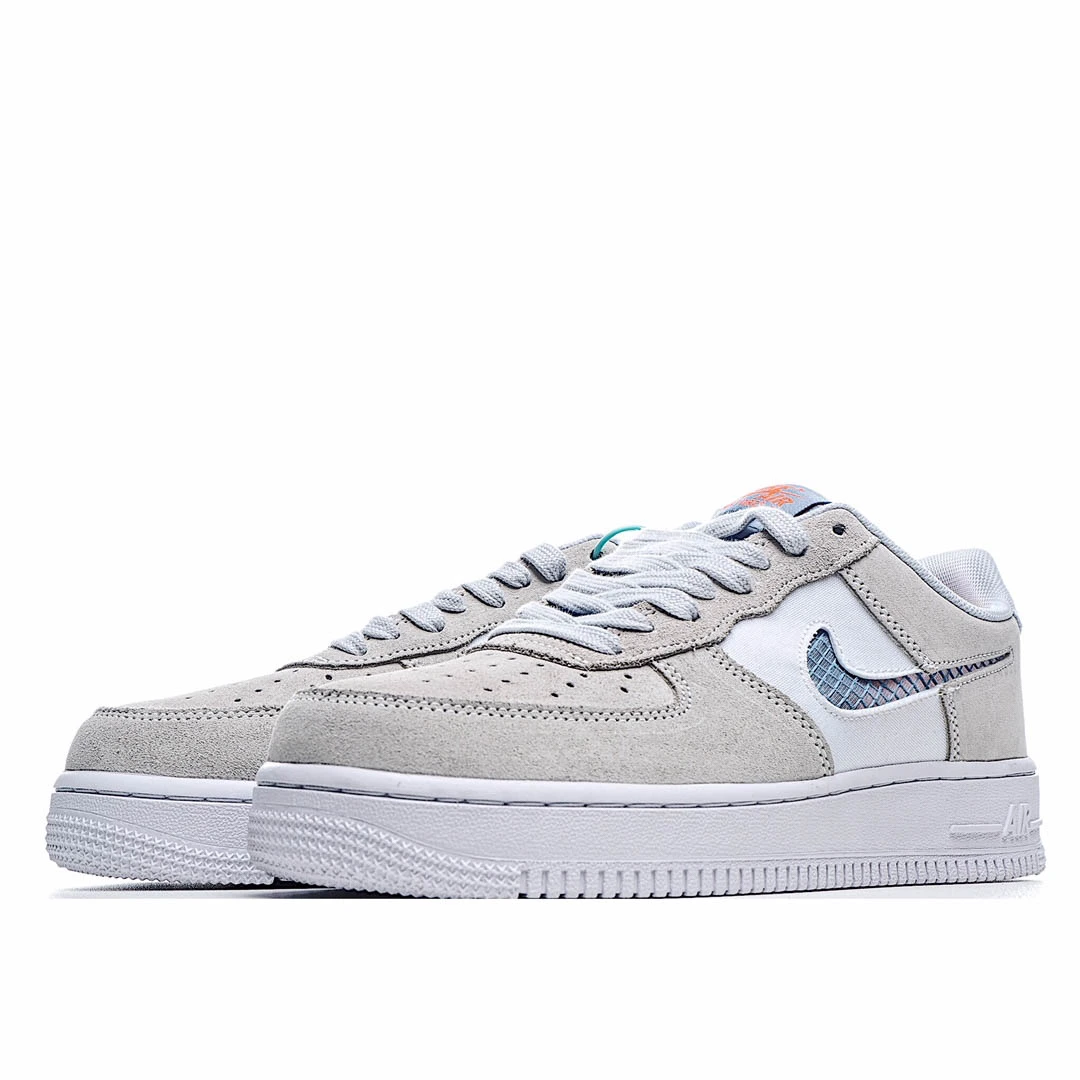 Nike Air Force 1 LV8 EMB White Grey Black