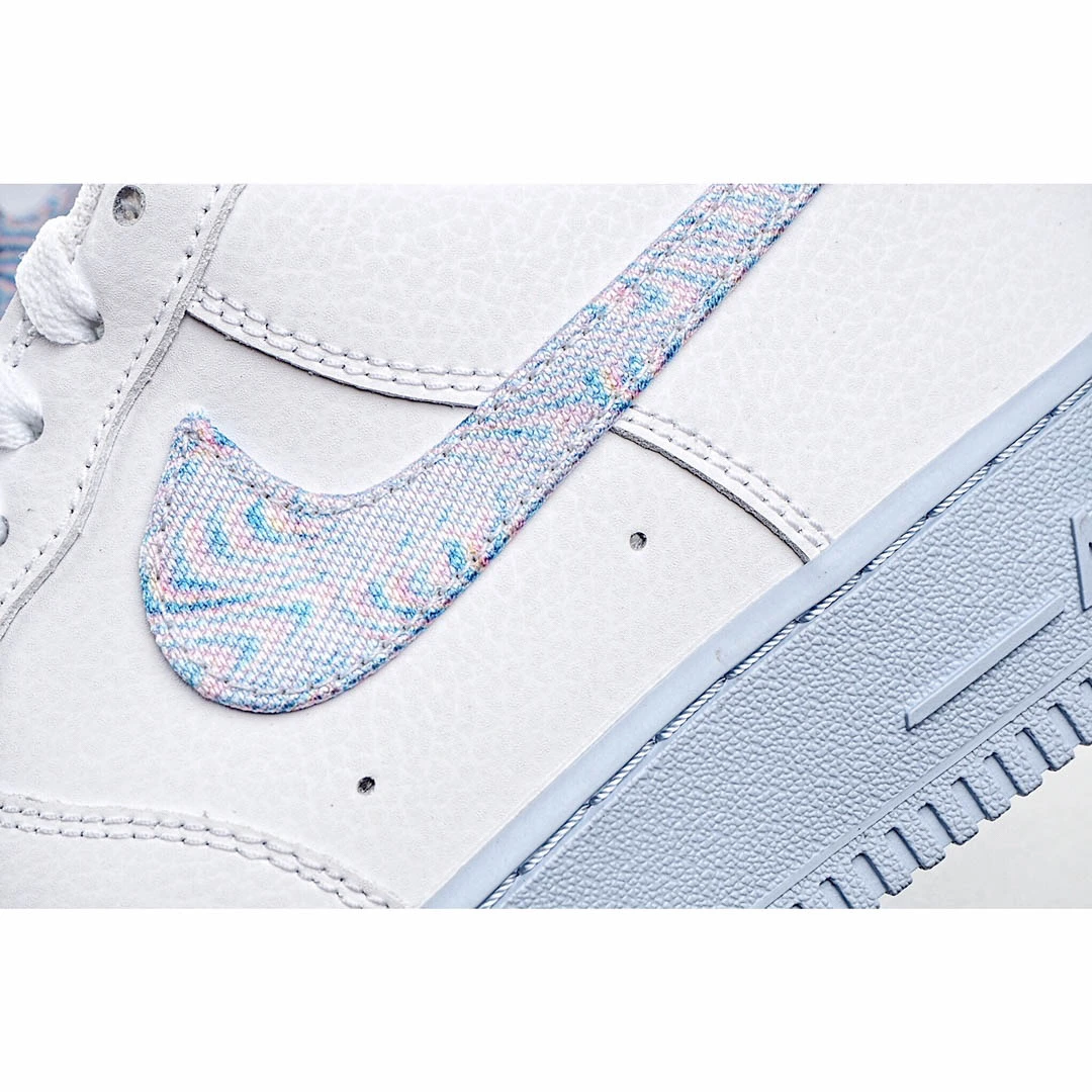 Nike Air Force 1 Mid High Top White Powder