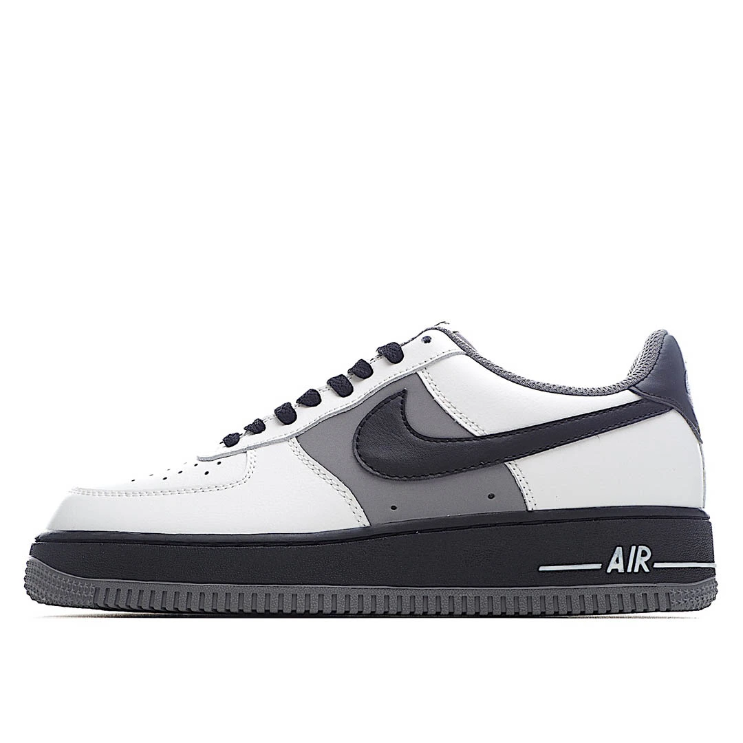 Nike Air Force 1 MID White and Green Mid-Top Sneakers