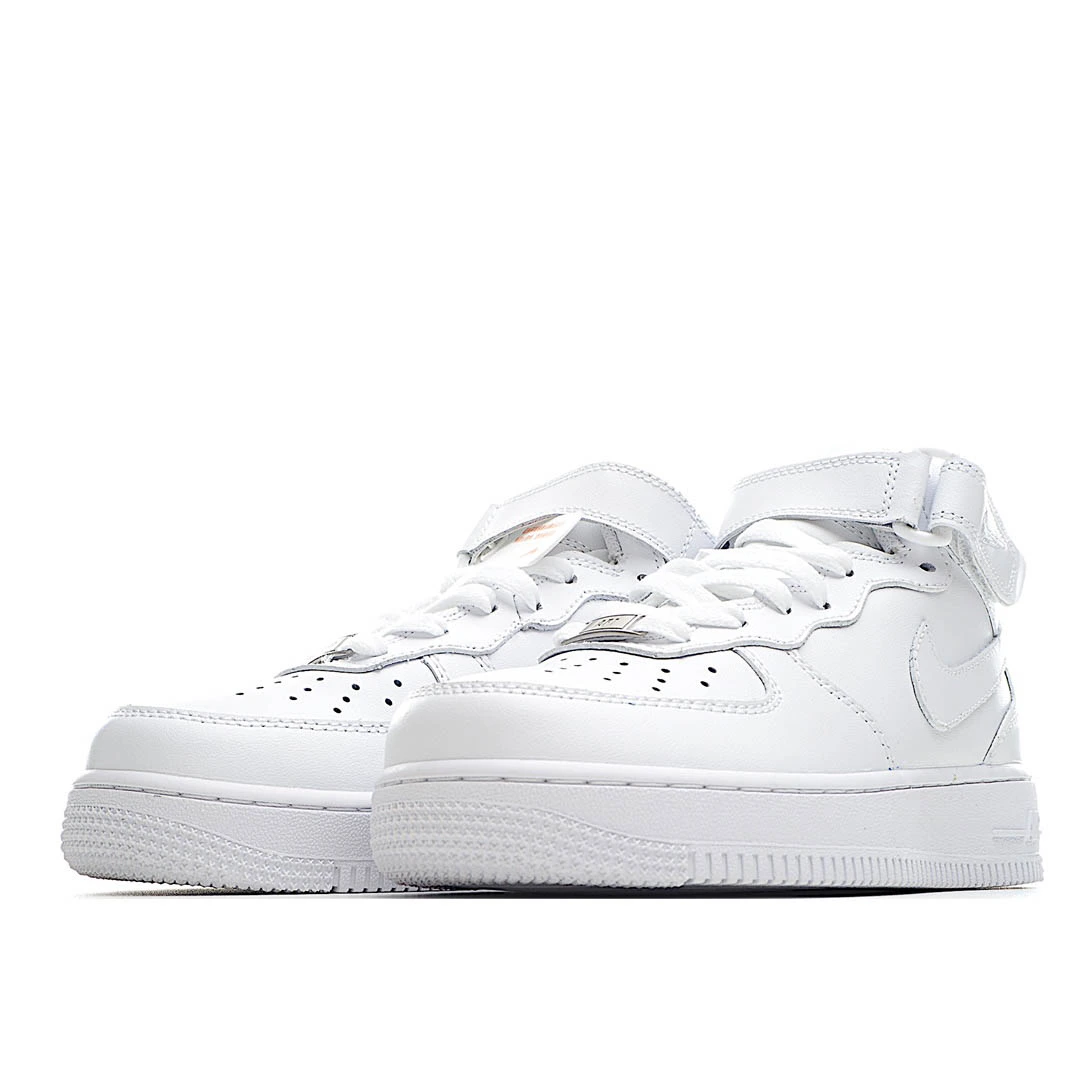 Nike Air Force 1 mid White pink blue