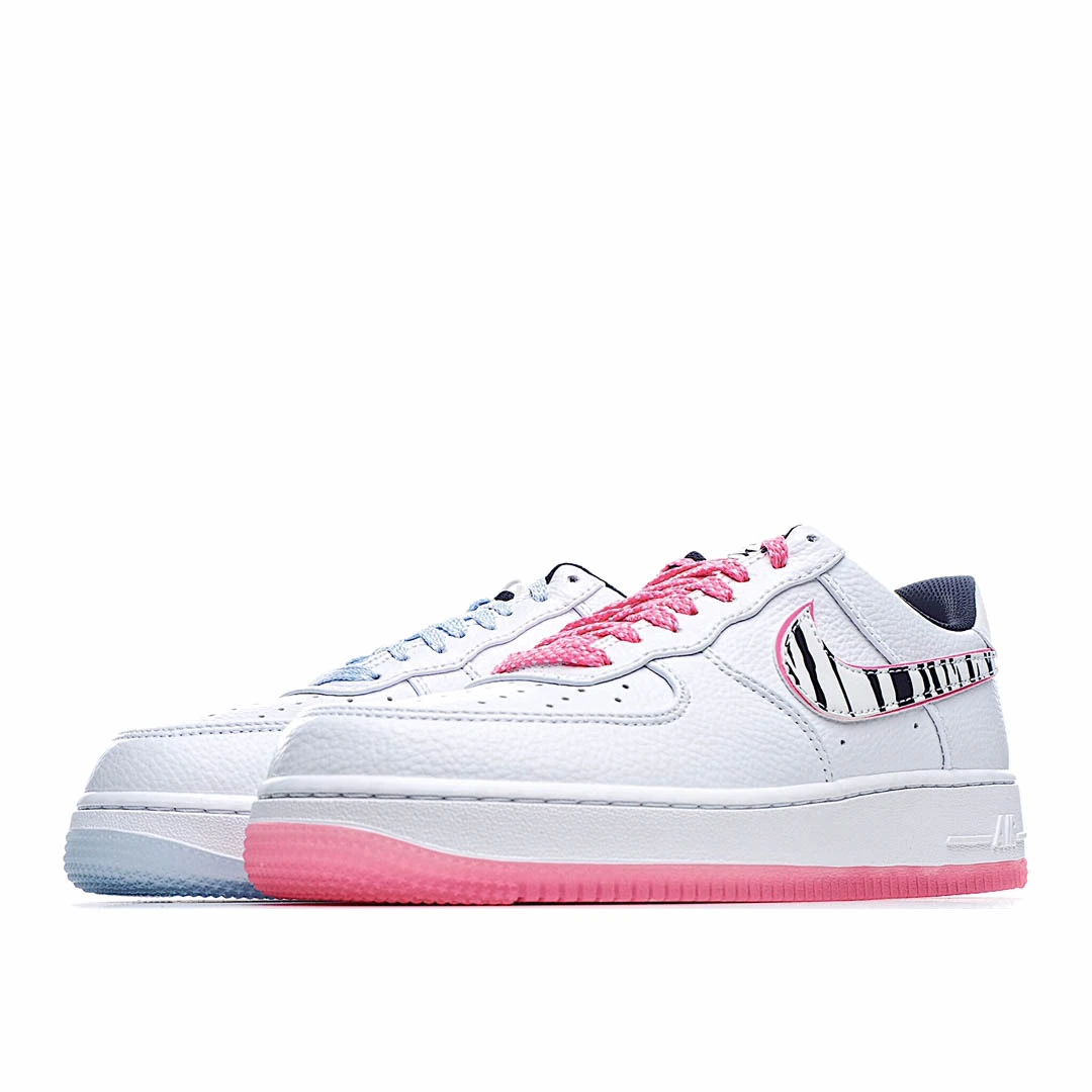 Nike air force 1 red and blue 3M reflective