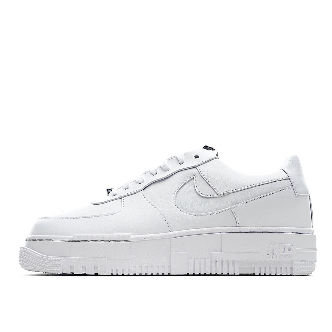 Nike Air Force 1 Shadow White, Blue and Pink Low-Top Sneakers