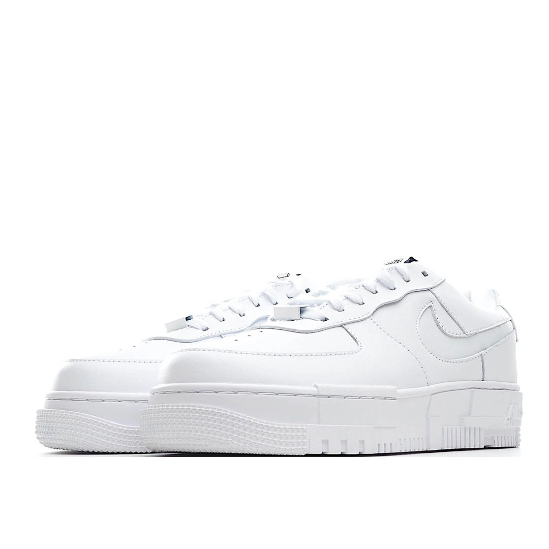 Nike Air Force 1 Shadow White, Blue and Pink Low-Top Sneakers