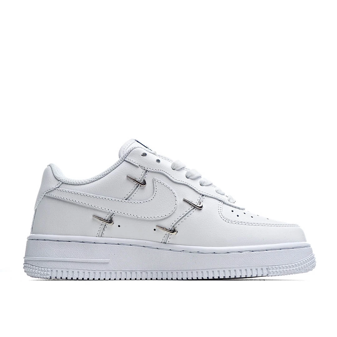 Nike Air Force 1 White Grey Black Hook