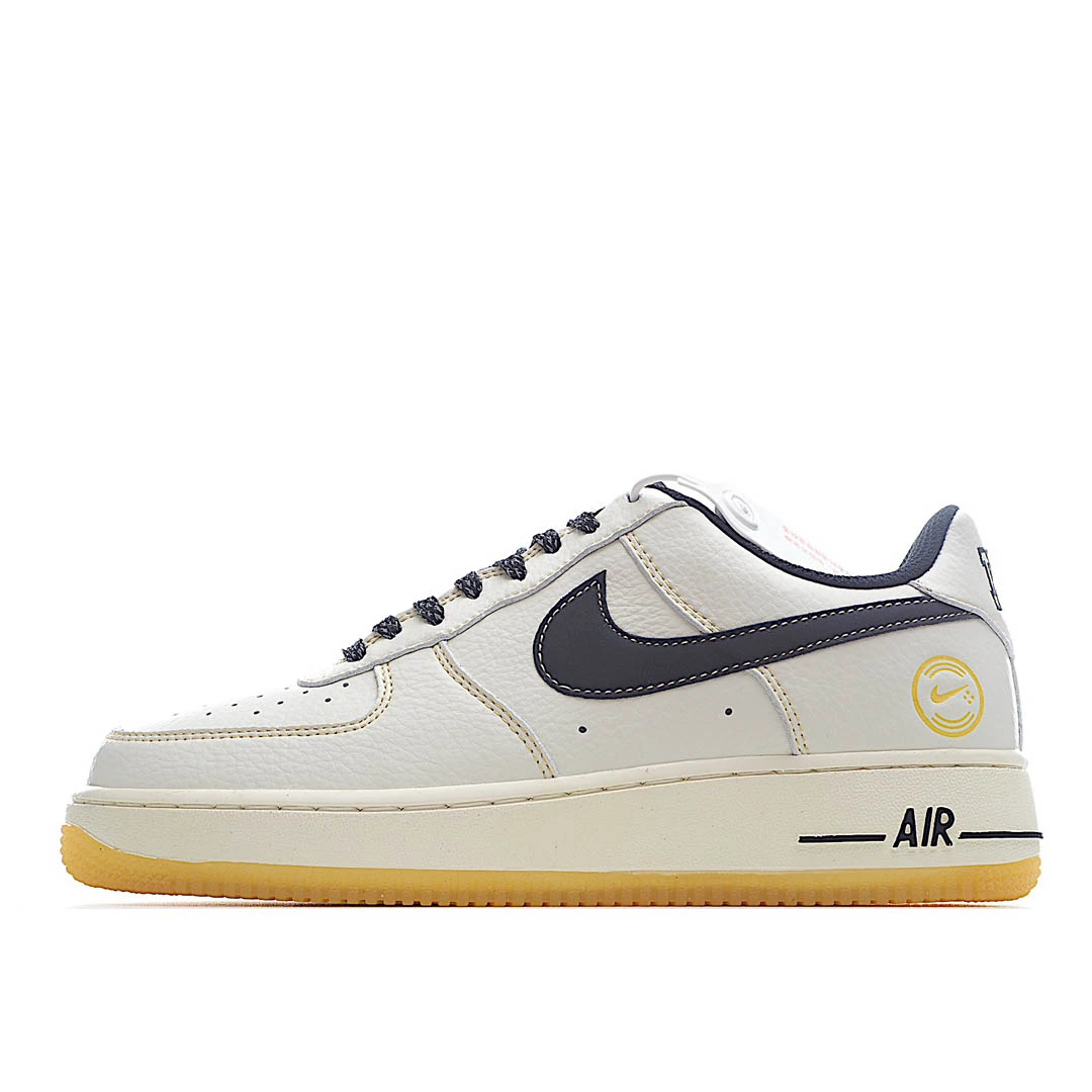 Nike Air Force 107 Beige and Black