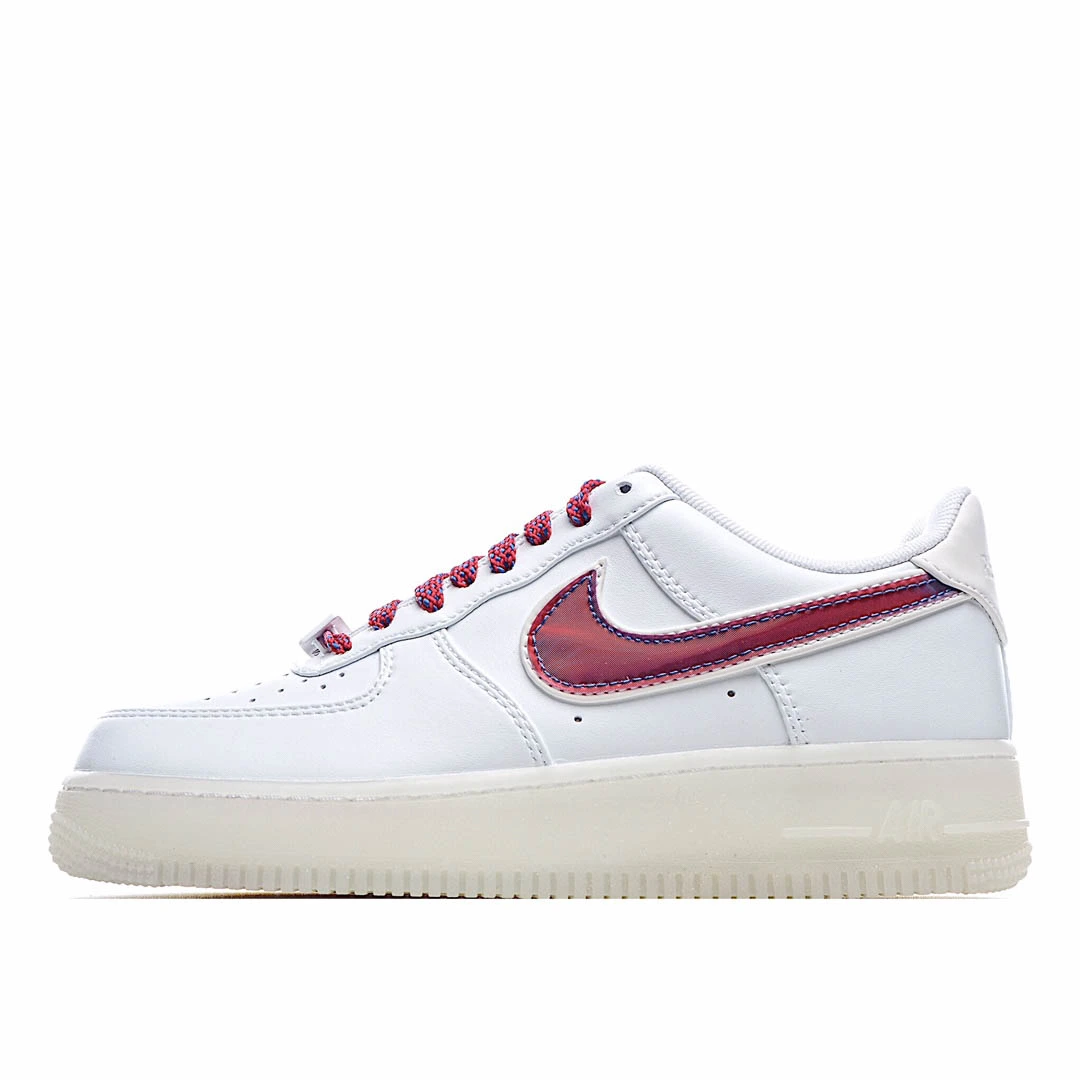 Nike Air Force 107 Low USA White and Blue Low Top