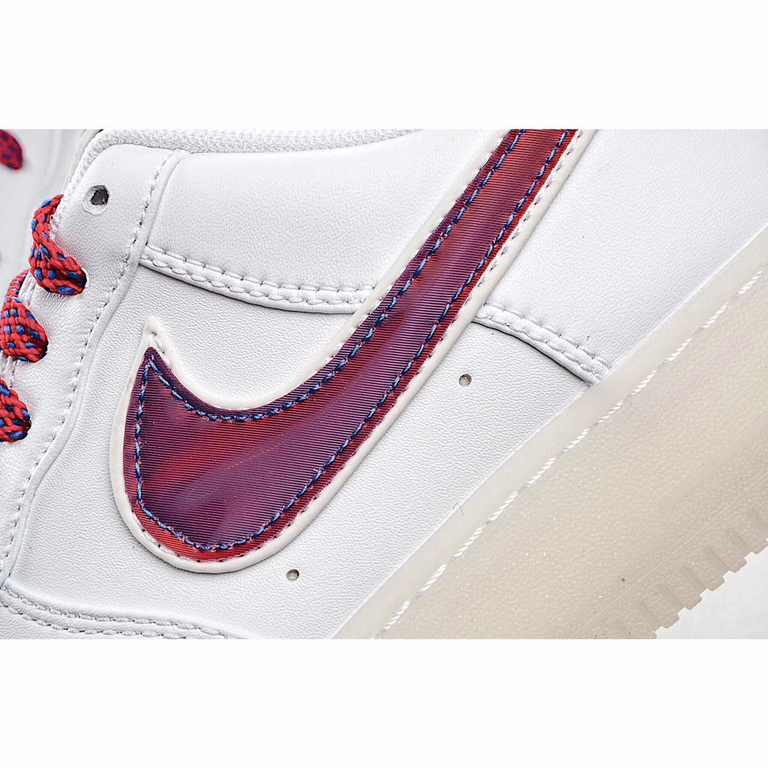 Nike Air Force 107 Low USA White and Blue Low Top