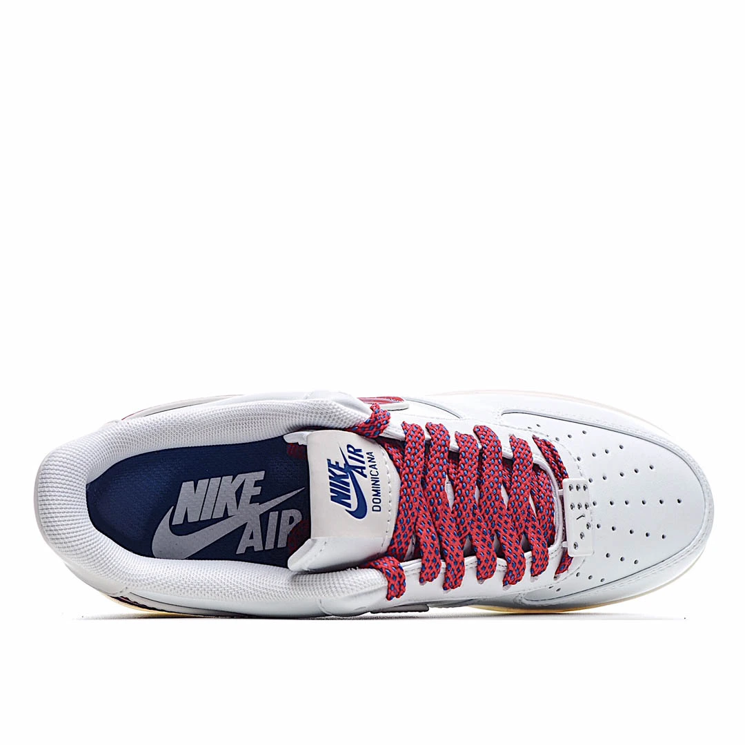 Nike Air Force 107 Low USA White and Blue Low Top