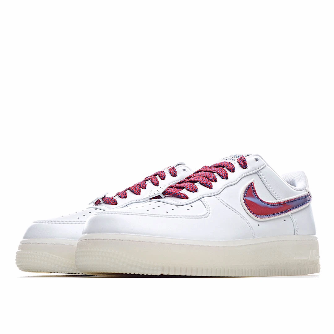 Nike Air Force 107 Low USA White and Blue Low Top