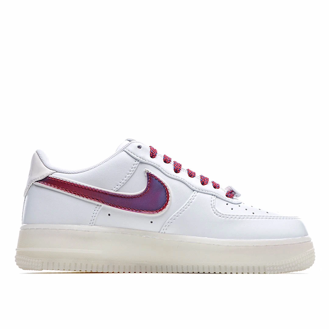 Nike Air Force 107 Low USA White and Blue Low Top