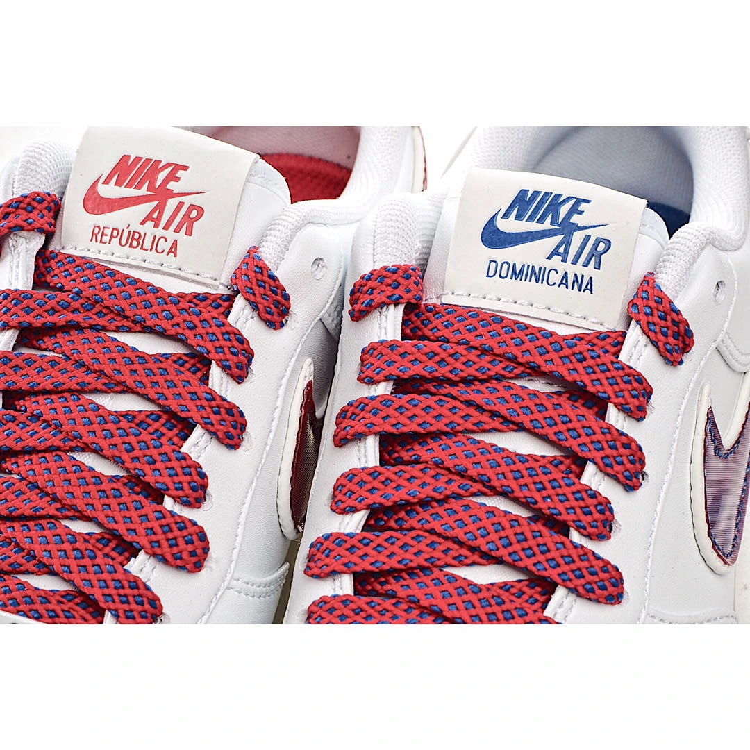 Nike Air Force 107 Low USA White and Blue Low Top