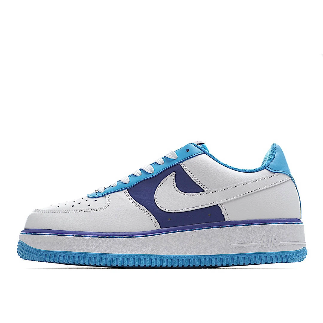 Nike Air Force 107 Low White Blue Purple Low Top