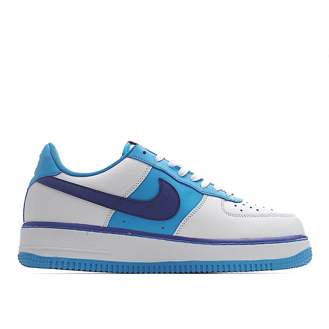 Nike Air Force 107 Low White Blue Purple Low Top