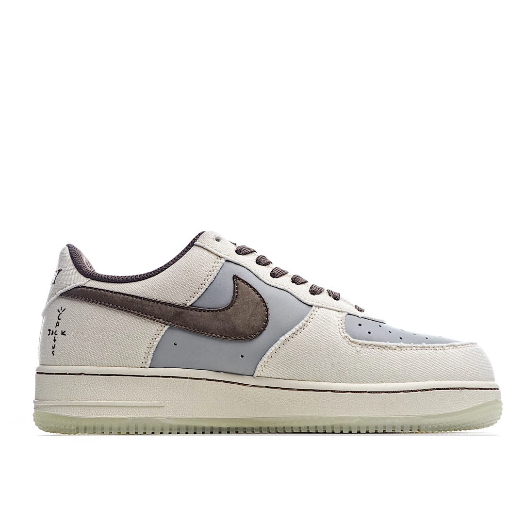 Nike Air Force 107 Low White Green Low Top