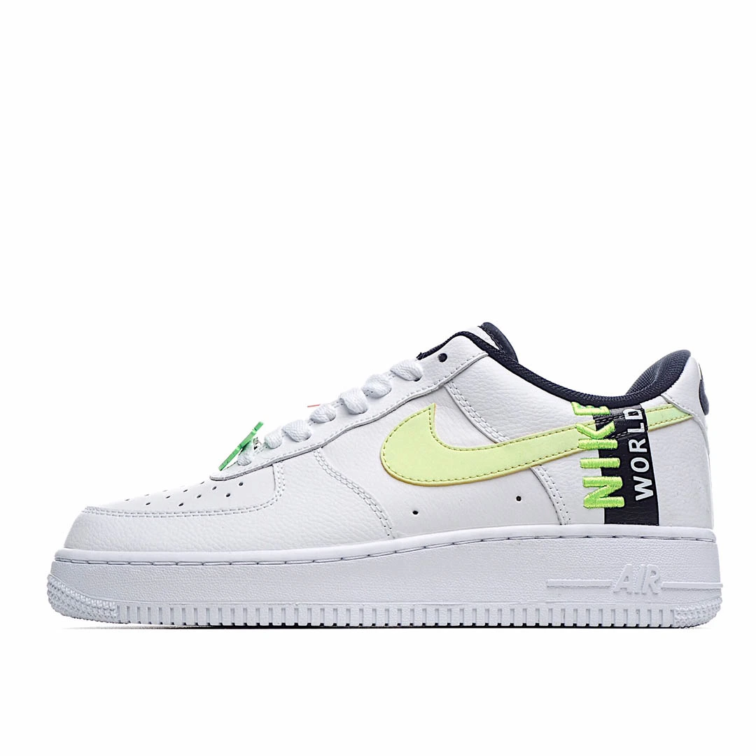 Nike Air Force 107 Low World Wide Black Green Red