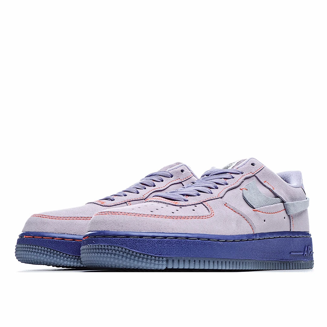 Nike Air Force 107 Sneakers White Black Orange