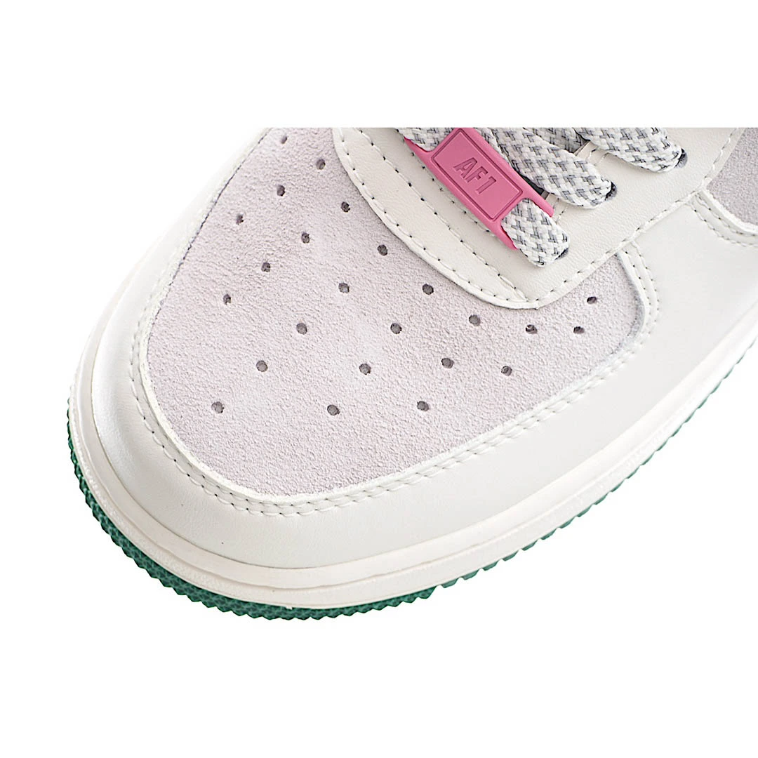 Nike Air Force 1’07 White and Blue Denim Print Panel