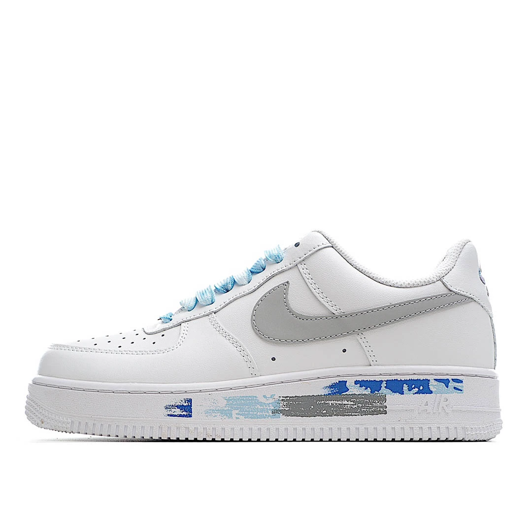 Nike Air Force1 Low 07 3m Reflective Light Blue Grey