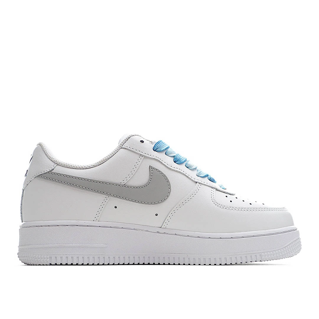 Nike Air Force1 Low 07 3m Reflective Light Blue Grey