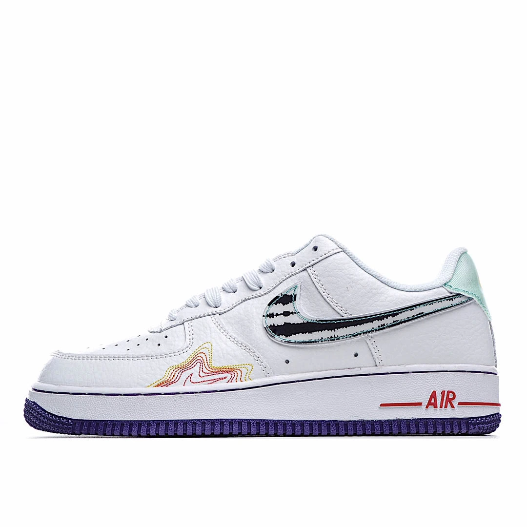 Nike Air Force1 LOW07 Beige Blue Grey