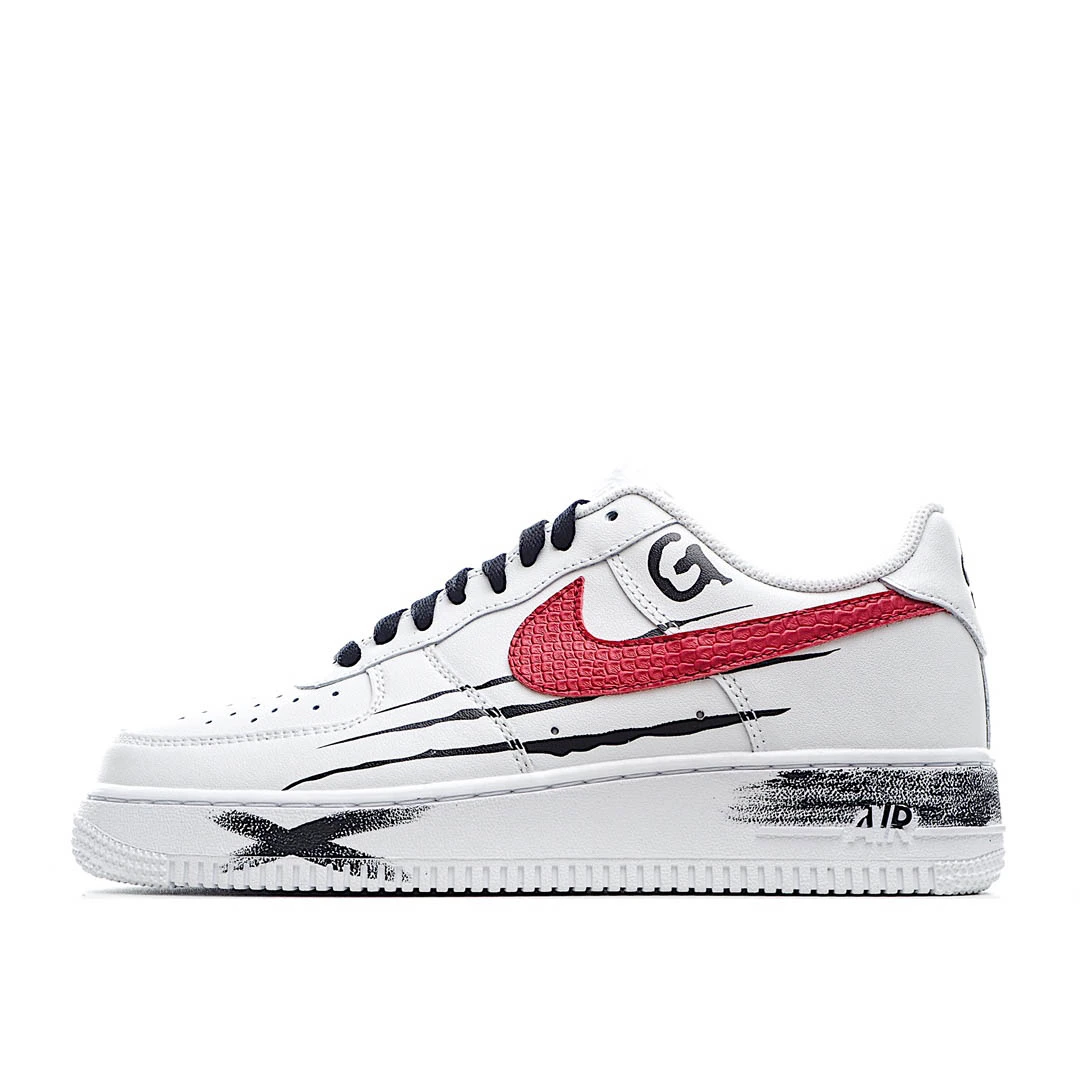 Nike Air Force1 LOW07 Trainers in White blue