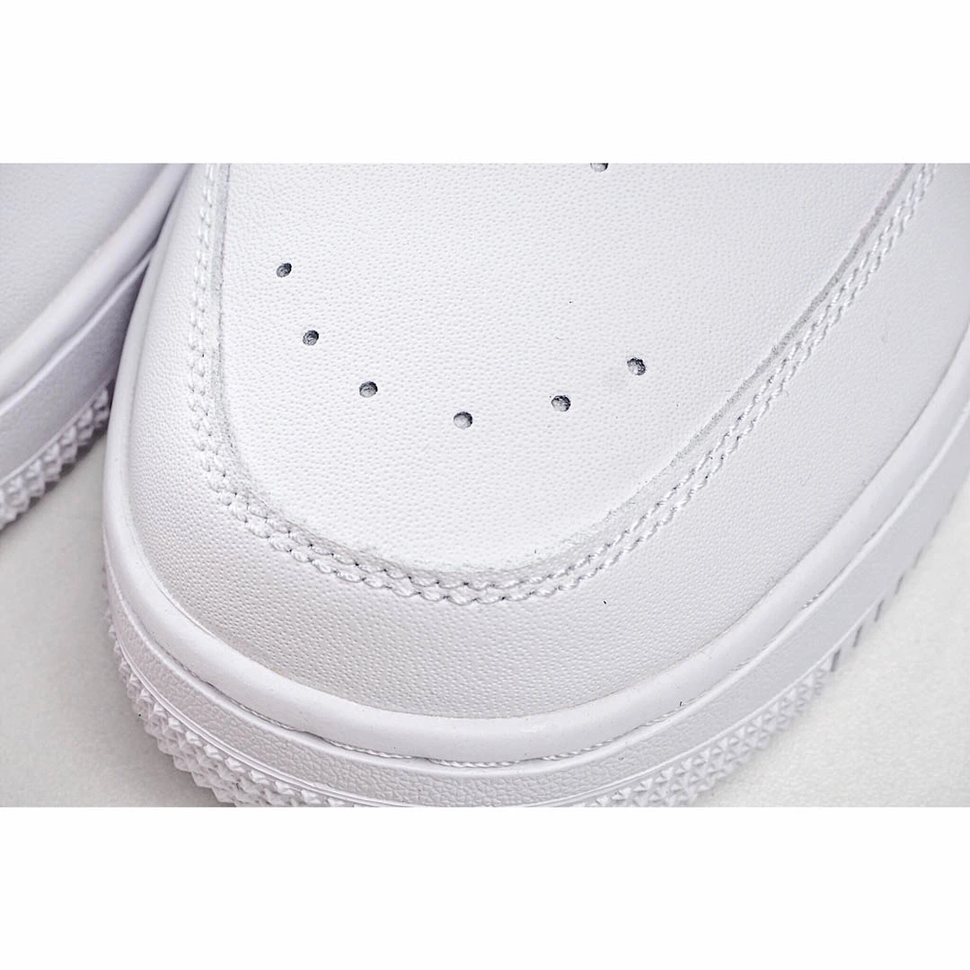 Nike Air Force1 White and Yellow Mid Top