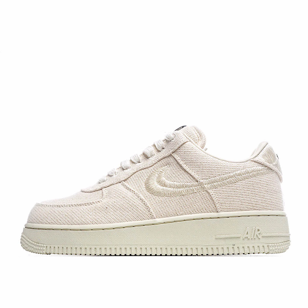 NikeAir Force 1 07 Low Beige Blue Low Top