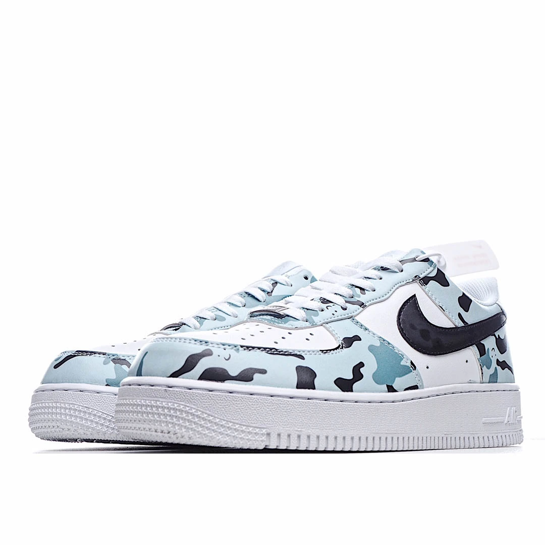 Stussy x Nike Air Force 1 Low Low-Top Sneakers