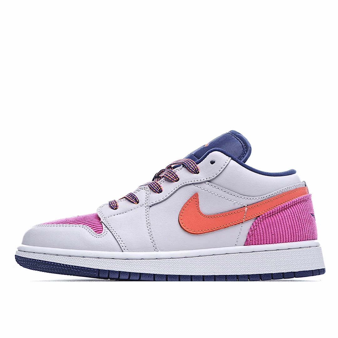 Air Jordan 1 Low GS Fire Pink Hyper Crimson