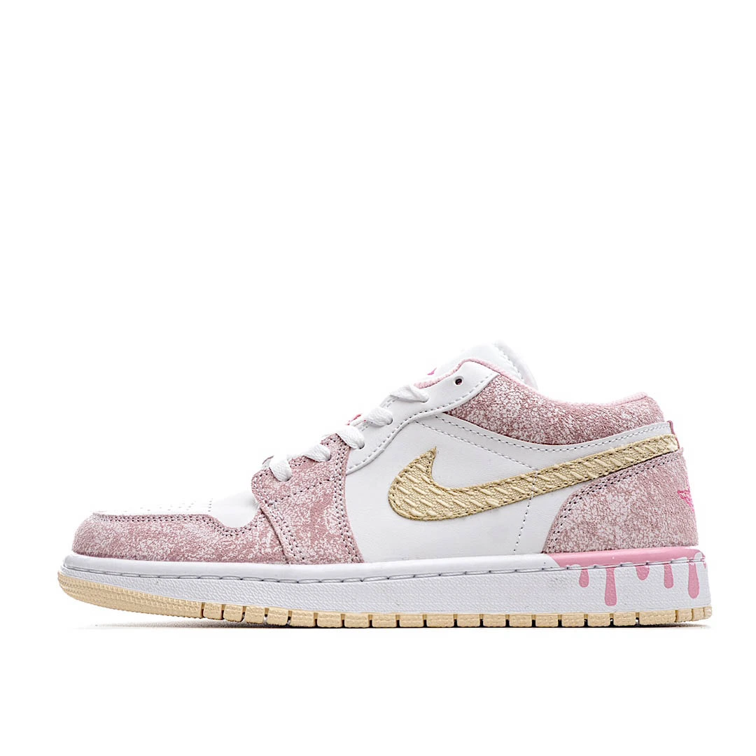 Air Jordan 1 Low GS Strawberry Ice Cream