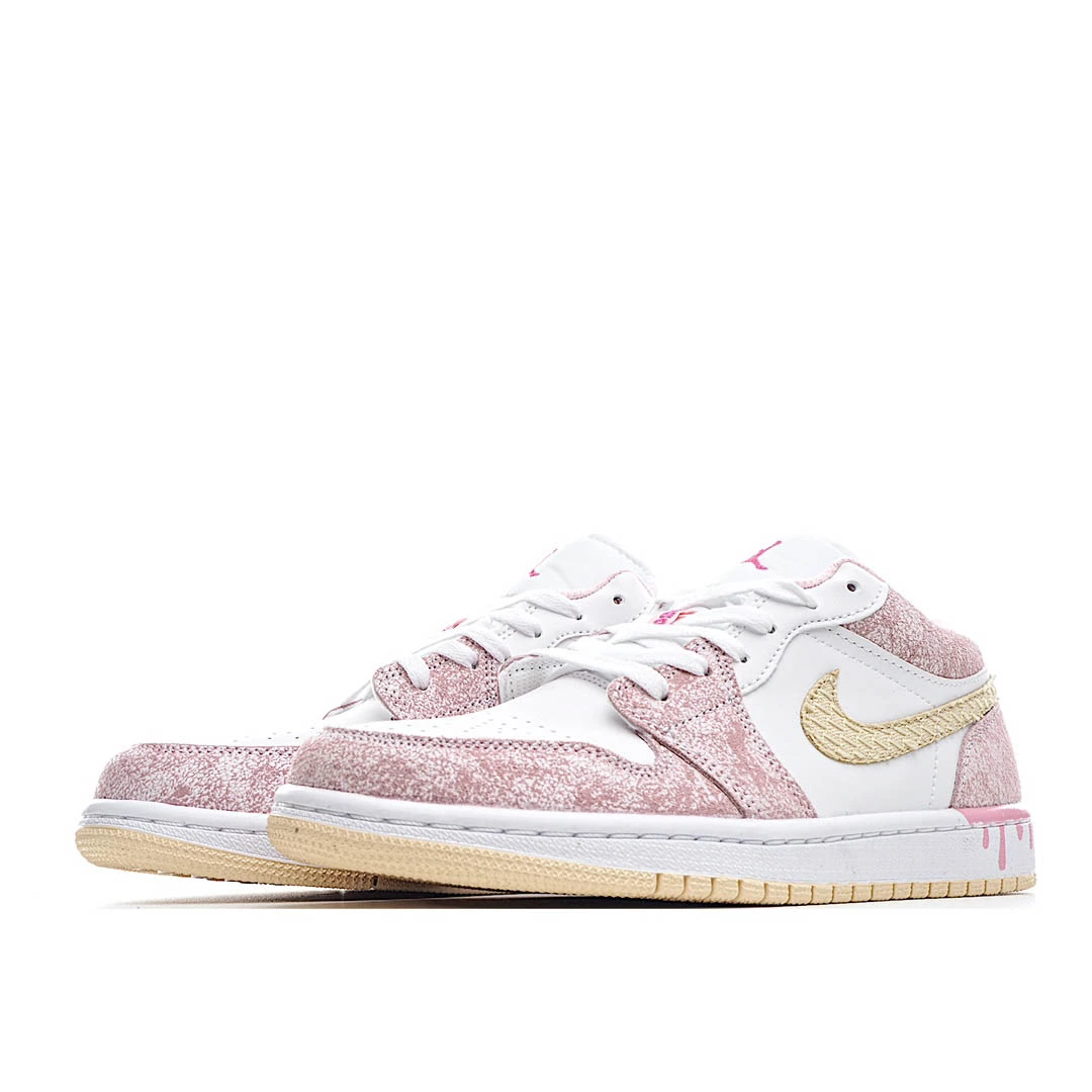 Air Jordan 1 Low GS Strawberry Ice Cream