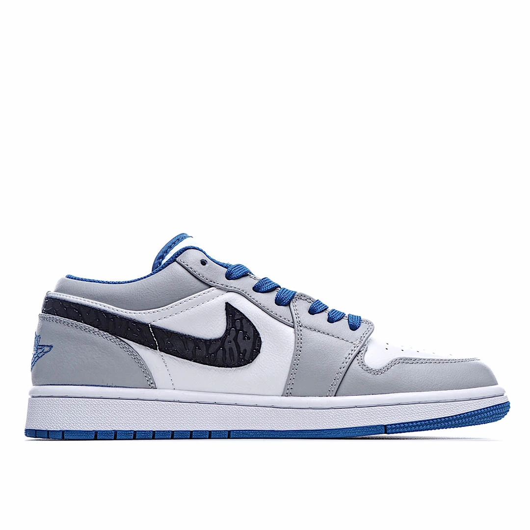 Air Jordan 1 Low True Blue Cement