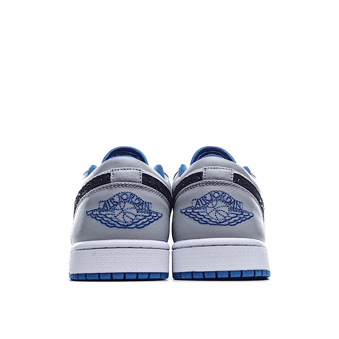 Air Jordan 1 Low True Blue Cement