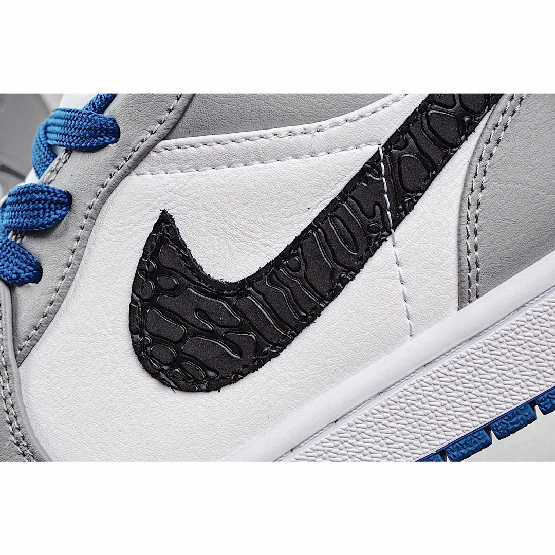 Air Jordan 1 Low True Blue Cement