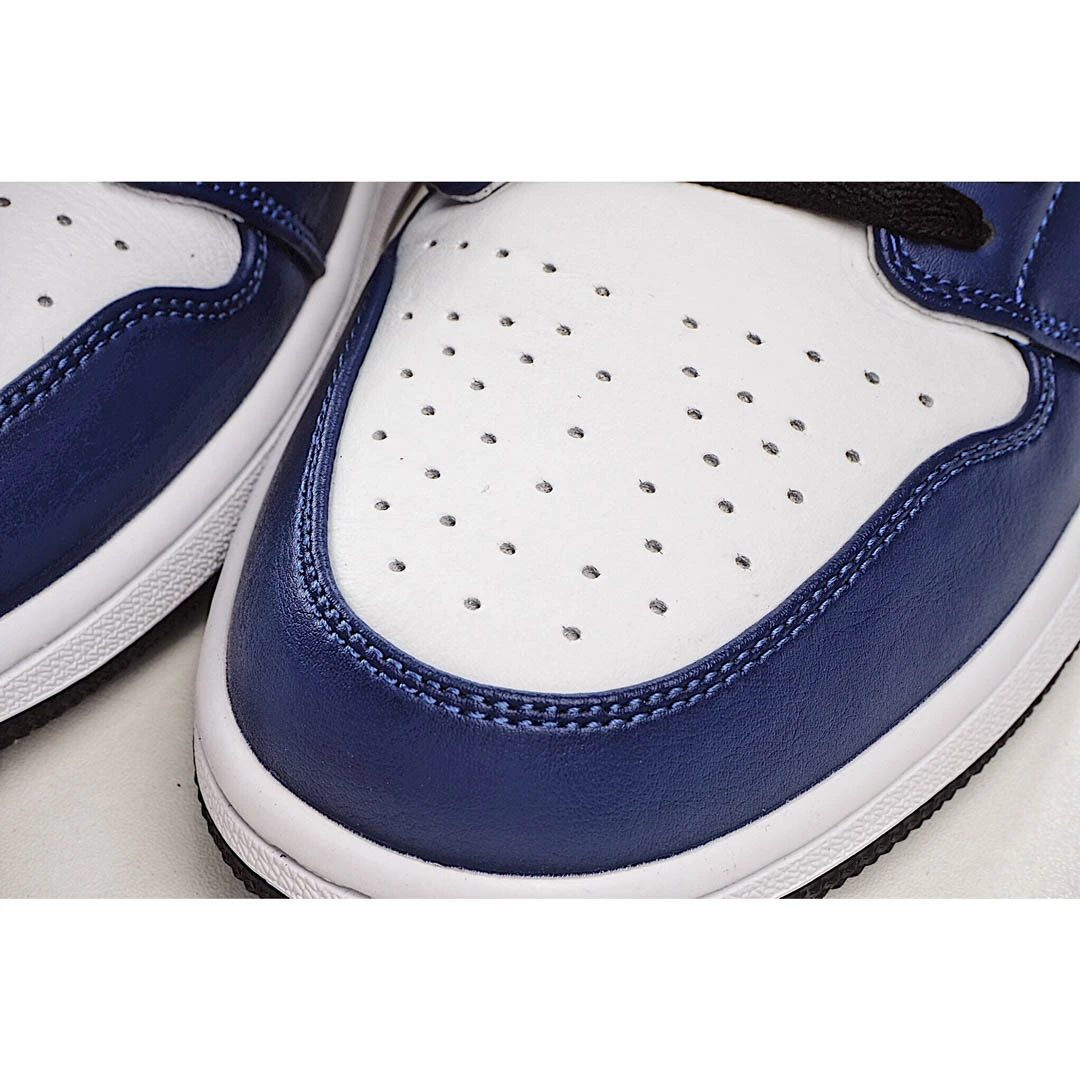 Air Jordan 1 Low White Deep Royal Blue