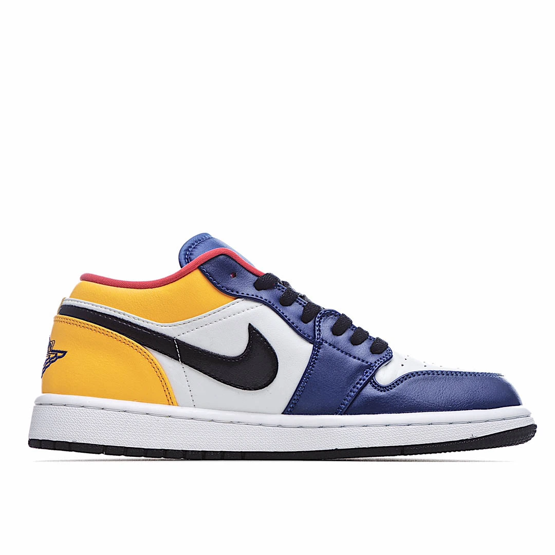 Air Jordan 1 Low White Deep Royal Blue